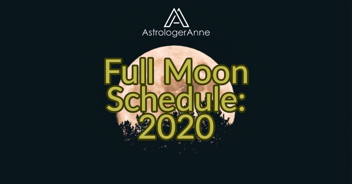 Full Moons in 2020