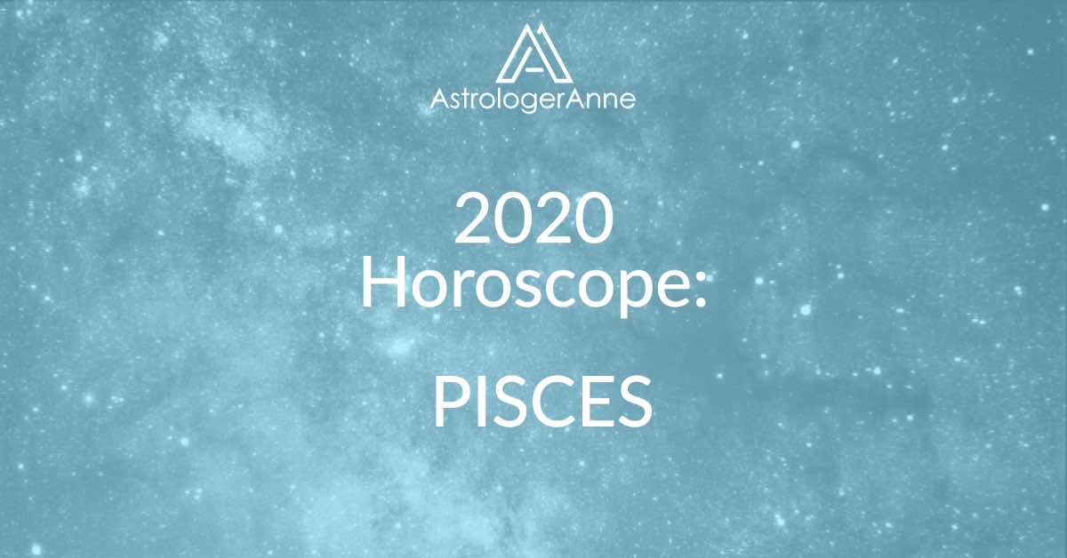 Aquamarine, green-blue starry sky for Pisces 2020 horoscope 