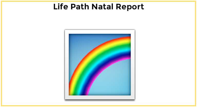 Astrology birth chart reports Indra Natal Report