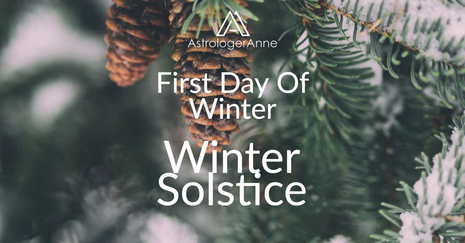 Winter solstice - first day of winter