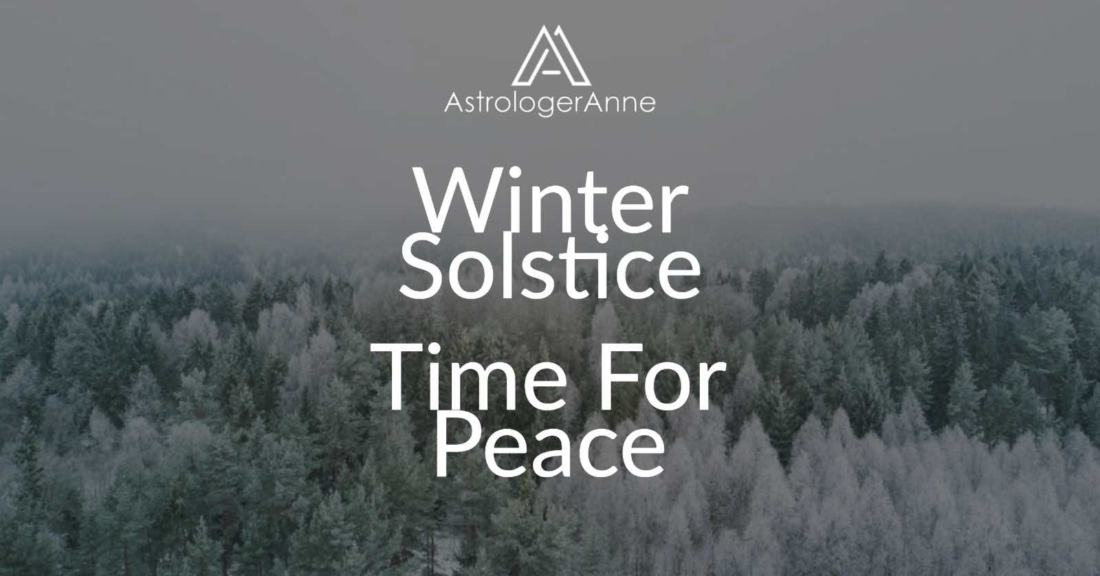 Winter solstice - time for peace