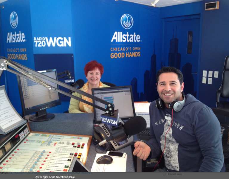 Halloween astrology podcast with Anne Nordhaus-Bike and Frank Fontana on WGN Radio