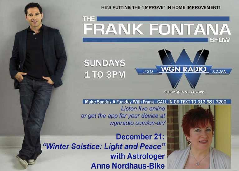 Winter Solstice astrology podcast with Anne Nordhaus-Bike on WGN Radio